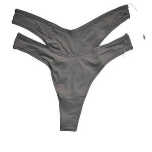 2 PAIR SKIMS V CUT PANTY NWT